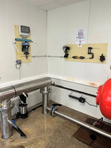 Installation d'une  injection de chlore gazeux à Ailly-sur-Noye, Amiens, RES'EAUX SERVICES